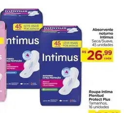 Carrefour Absorvente noturno Intimus oferta