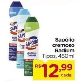 Carrefour Sapólio cremoso Radium Tipos oferta
