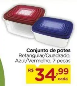 Carrefour Conjunto de potes oferta