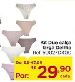 Carrefour Kit Duo calça larga DelRio oferta