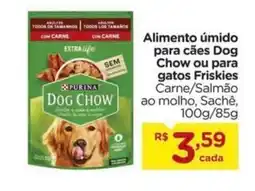 Carrefour Alimento úmido para cães Dog Chow ou para gatos Friskies oferta