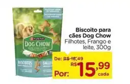 Carrefour Biscoito para cães Dog Chow oferta