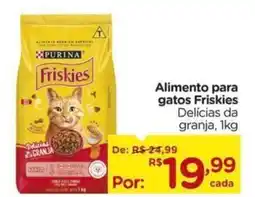 Carrefour Alimento para gatos Friskies Delícias da granja, oferta