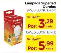 Carrefour Lâmpada Superled Ourolux oferta