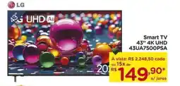 Carrefour Smart TV 43" 4K UHD 43UA7500PSA oferta