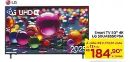 Carrefour Smart TV 50" 4K LG 50UA8550PSA oferta