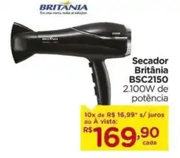 Carrefour Secador Britânia BSC2150 2.100W de potência oferta