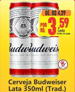 Big Supermercados Cerveja Budweiser Lata (Trad.) oferta