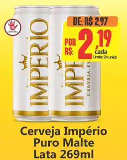 Big Supermercados Cerveja Império Puro Malte Lata oferta