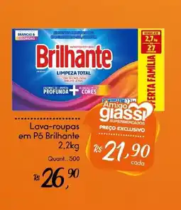 Giassi Supermercados Lava-roupas em Pó Brilhante oferta