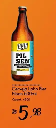 Giassi Supermercados Cerveja Lohn Bier Pilsen oferta