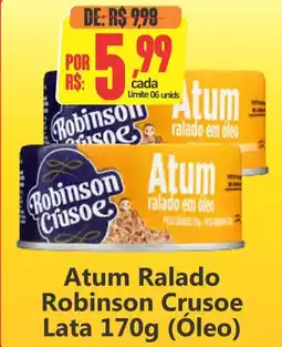 Big Supermercados Atum Ralado Robinson Crusoe Lata (Óleo) oferta
