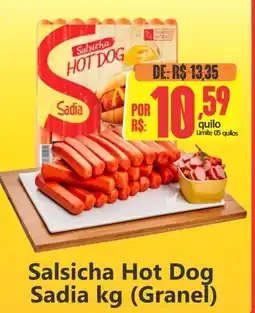 Big Supermercados Salsicha Hot Dog Sadia (Granel) oferta