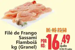 Big Supermercados Filé de Frango Sassami Flamboia oferta