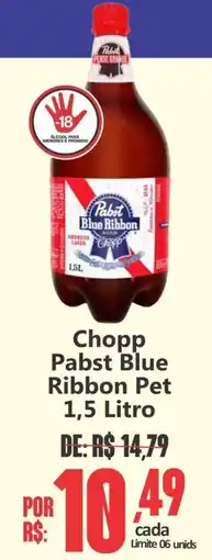 Big Supermercados Chopp Pabst Blue Ribbon Pet oferta