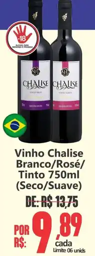 Big Supermercados Vinho Chalise oferta