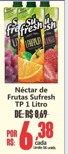 Big Supermercados Néctar de Frutas Sufresh TP oferta