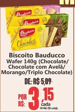 Big Supermercados Biscoito Bauducco Wafer oferta