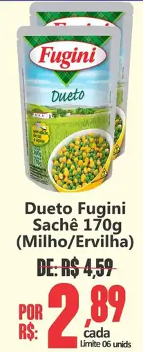 Big Supermercados Dueto Fugini Sachê oferta