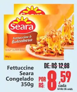 Big Supermercados Fettuccine Seara Congelado oferta
