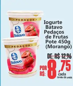Big Supermercados Iogurte Batavo Pedaços de Frutas Pote oferta