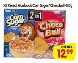 Cercadão Kit Cereal Alcafoods Com Sugar/Chocoboll oferta