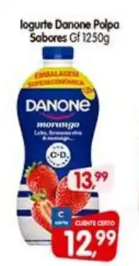 Cercadão logurte Danone Polpa Sabores Gf oferta
