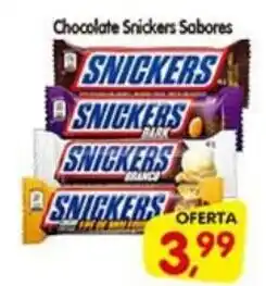 Cercadão Chocolate Snickers Sabores oferta