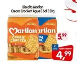 Cercadão Biscoito Marilan Cream Cracker/Agua E Sal oferta