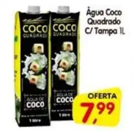 Cercadão Agua Coco Quadrado C/Tampa oferta