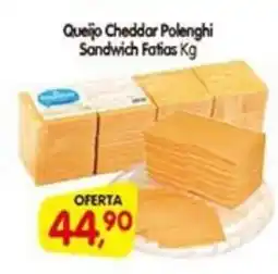 Cercadão Queijo Cheddar Polenghi Sandwich Fatias oferta