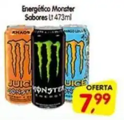Cercadão Energético Monster Sabores Lt oferta