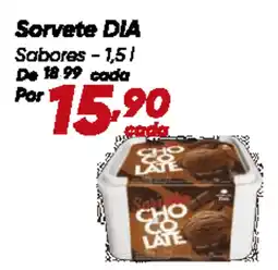 Dia Sorvete DIA Sabores oferta