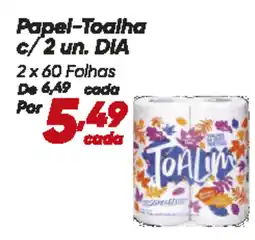 Dia Papel-Toalha c/2 un. DIA oferta