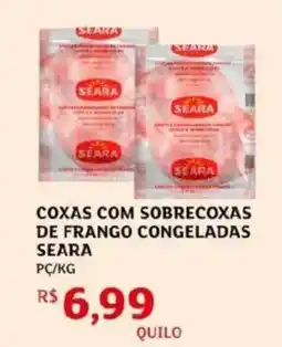 Assaí Atacadista Coxas com sobrecoxas de frango congeladas seara oferta