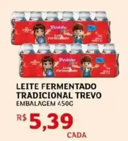 Assaí Atacadista Leite fermentado tradicional trevo embalagem oferta