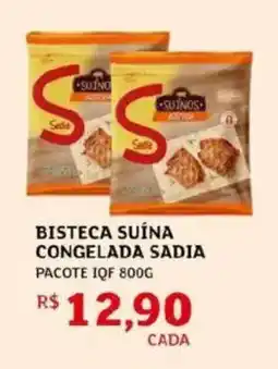 Assaí Atacadista Bisteca suína congelada sadia oferta