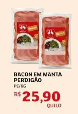 Assaí Atacadista Bacon em manta perdigão oferta