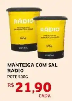 Assaí Atacadista Manteiga com sal rádio oferta