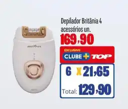 Rede Top Depilador Britânia 4 acessórios un. oferta
