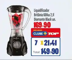 Rede Top Liquidificador Britânia 600w Diamante Black un. oferta