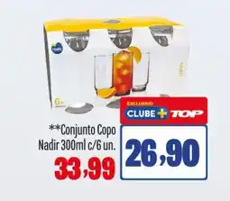 Rede Top Conjunto Copo Nadir oferta