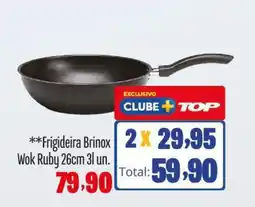 Rede Top Frigideira Brinox Wok Ruby 26cm un. oferta