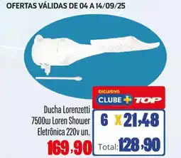 Rede Top Ducha Lorenzetti 7500w Loren Shower Eletrônica 220v un. oferta