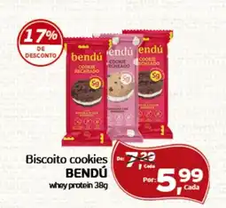 Cometa Supermercados Biscoito cookies BENDÚ whey protein oferta