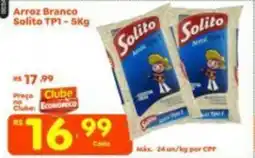 Econômico Atacadão Arroz Branco Solito TP1 oferta