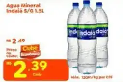 Econômico Atacadão Agua Mineral Indaiá S/G oferta