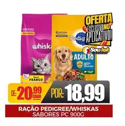 Fort Atacadista Ração Pedigree/Whiskas sabores pc oferta