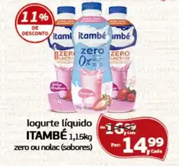 Cometa Supermercados logurte líquido ITAMBÉ oferta