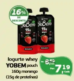 Cometa Supermercados logurte whey YOBEM pouch oferta
